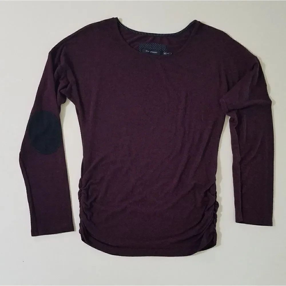 Blu Pepper Burgandy Sweater 